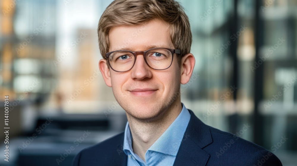 Fototapeta premium Portrait of a Young Professional Man