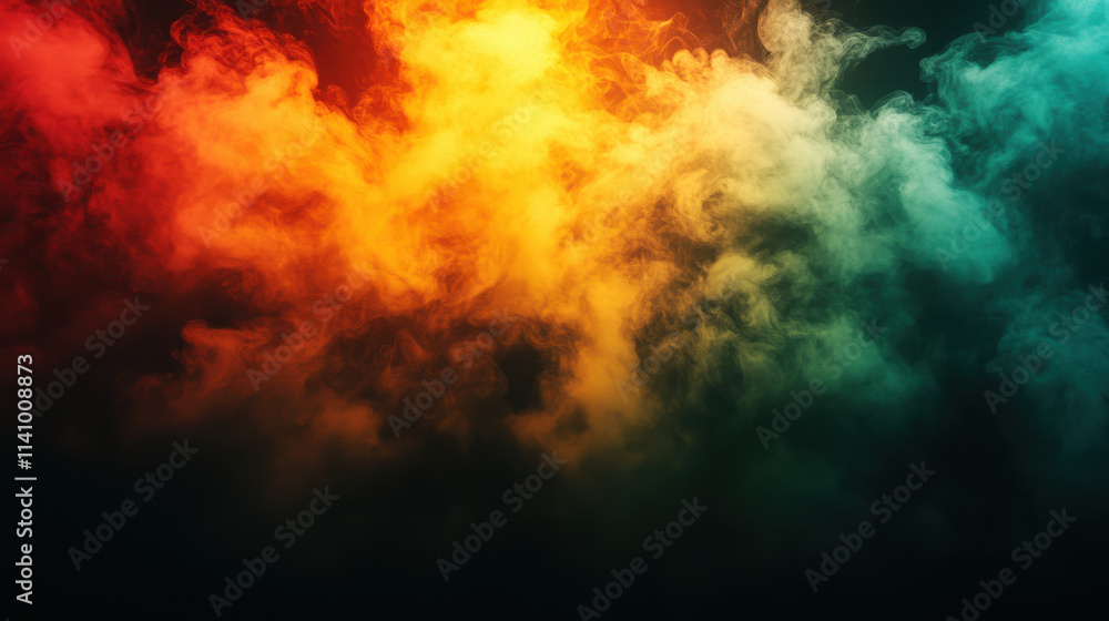 Symbolic smoke design celebrating Black History Month Symbolic smoke design celebrating Black History Month