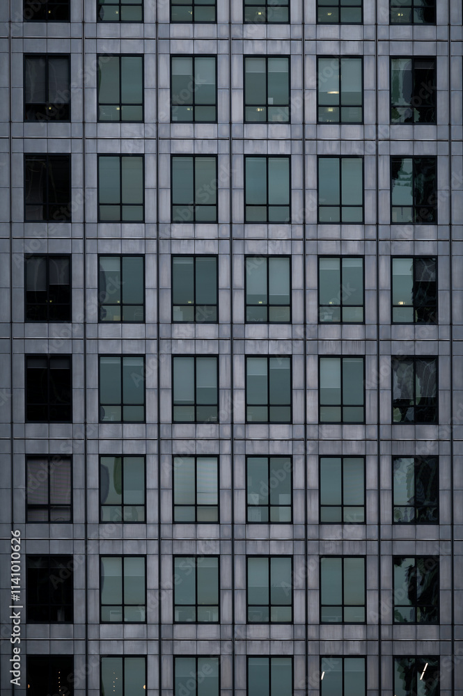Unique London spots that shows a symmetric glass building Unique London spots that shows a symmetric glass building