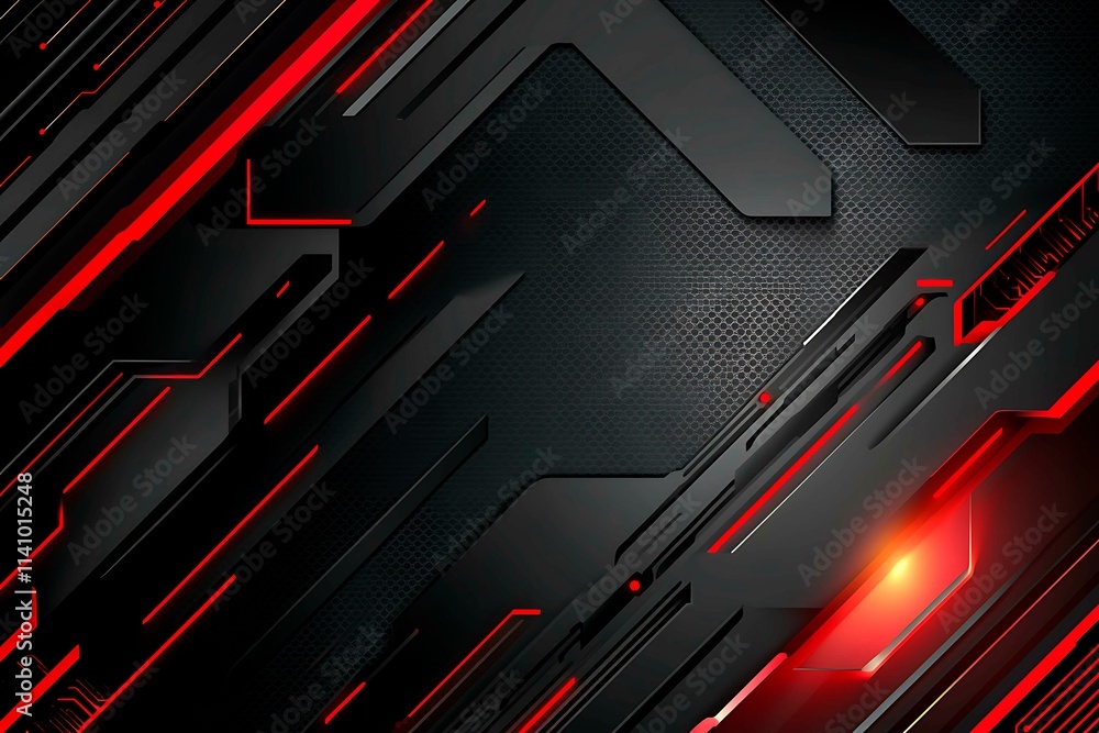 Dynamic technology-inspired abstract background with sharp red, black, and silver lines, creating a sleek and futuristic digital design. Dynamic technology-inspired abstract background with sharp red, black, and silver lines, creating a sleek and futuristic digital design.