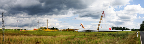 Windpark  Baustelle photo