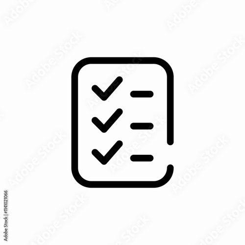 check list icon sign vector