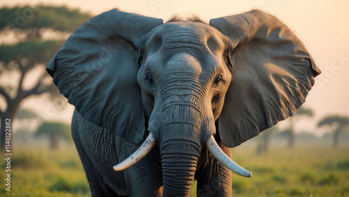 Explore stunning elephant images and art: majestic giants, baby elephants, and herds in the wild. Perfect for presentations, nature projects, and creative designs. photo