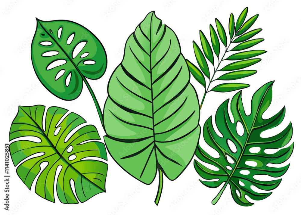 Fototapeta premium Exotic Bird of Paradise Flower with Tropical Colors