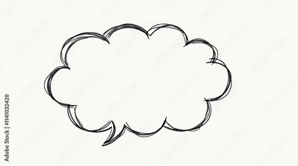 Editable Cloud, Speech, and Thought Bubble Icons Editable Cloud, Speech, and Thought Bubble Icons