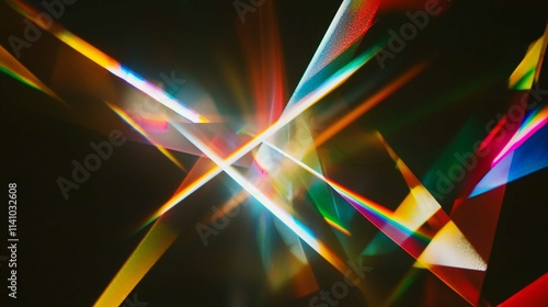 Colorful Light Motion Lines Abstract Art Wallpaper with Glowing Energy Waves and Futuristic Design