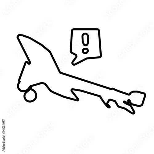 The first airplane tested its initial flight, managing to fly a distance of just 30 meters.
