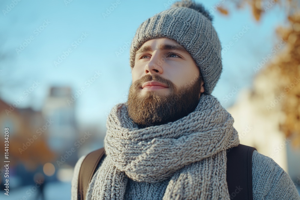 Stylish winter fashion for men. Stylish winter fashion for men.