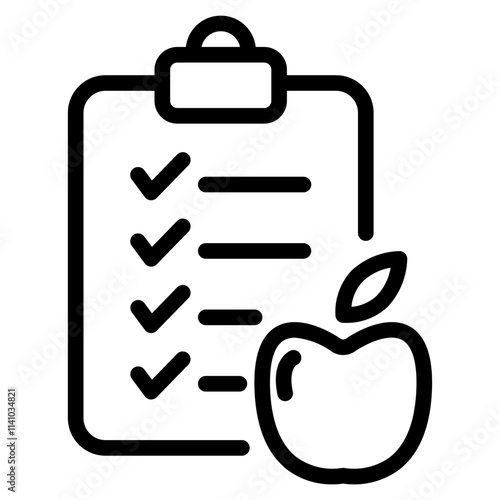 Diet plan icon