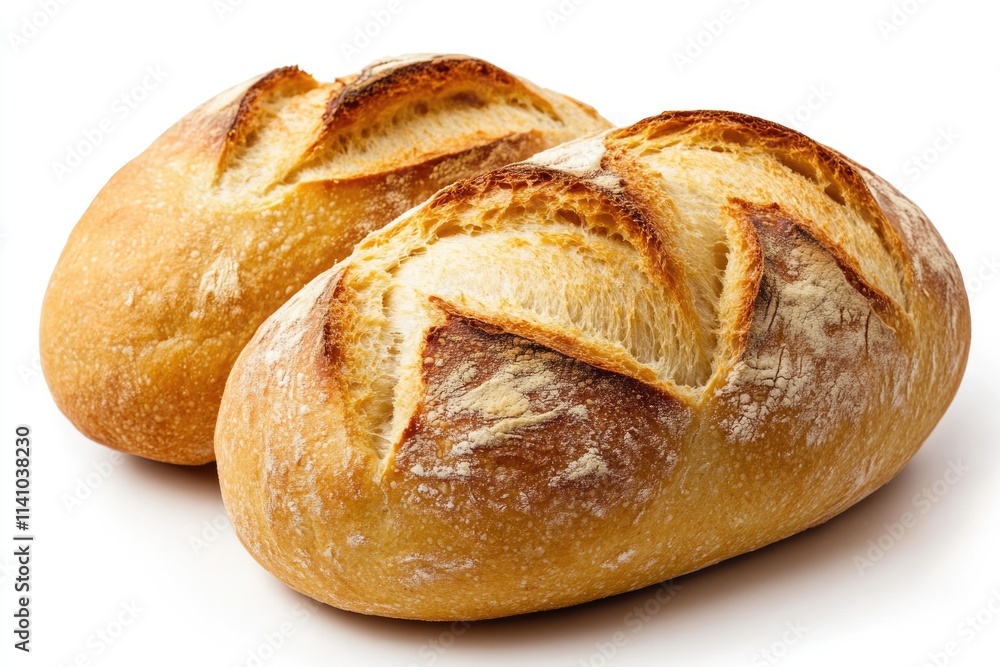 freshly baked hamburger bread isolated on white background freshly baked hamburger bread isolated on white background