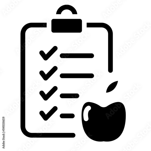 Diet plan icon