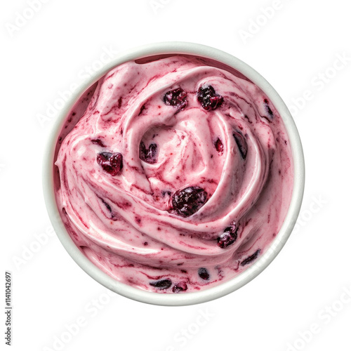 Bowl of Cherry Yogurt Isola...