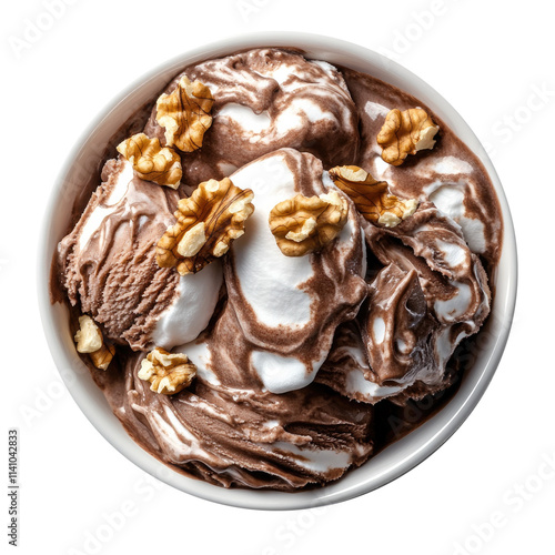 Bowl of Rocky Road Ice with...