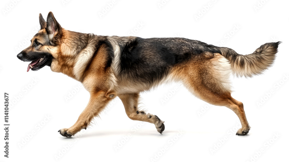 German Shepherd dog running. (3) German Shepherd dog running. (3)