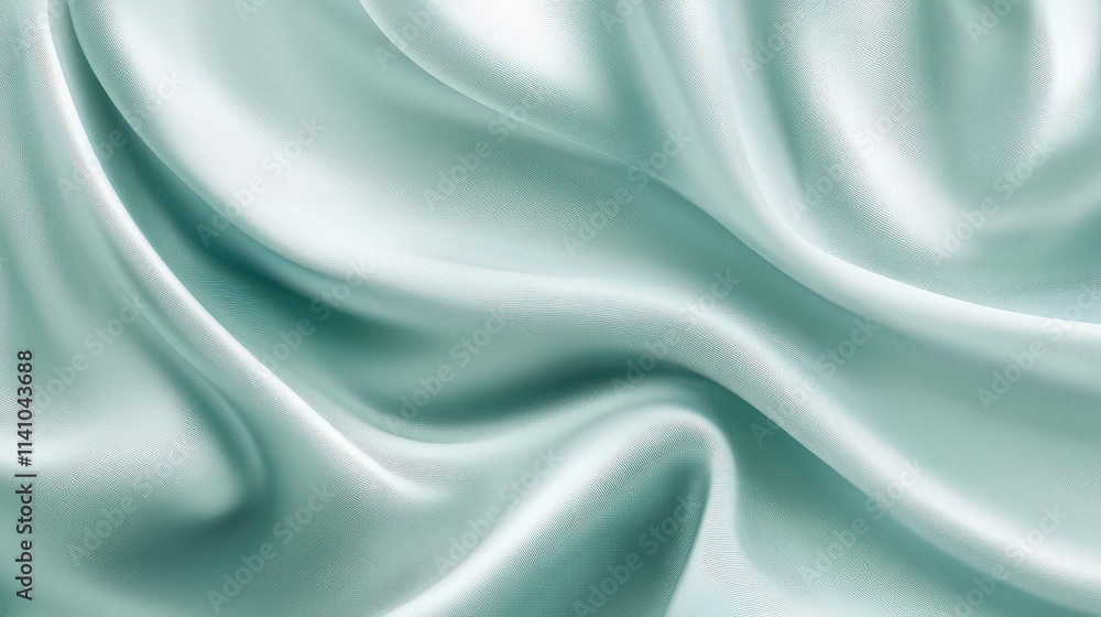 Green fabric cloth satin folded background and texture luxury style. Vector illustration Green fabric cloth satin folded background and texture luxury style. Vector illustration