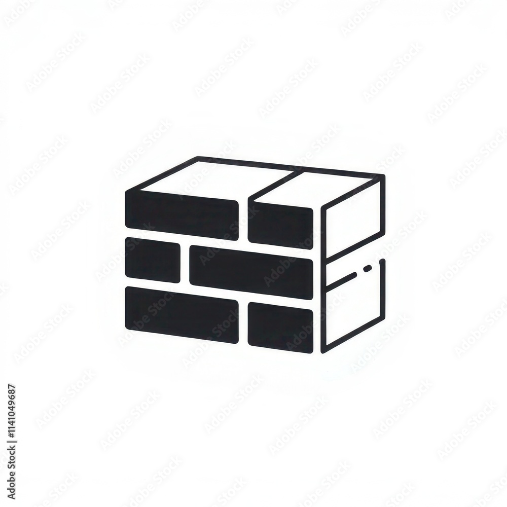 brick icon vector brick icon vector