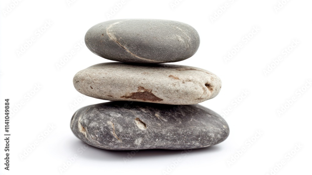 Serene Stack of Stones: A Study in Balance and Tranquility Serene Stack of Stones: A Study in Balance and Tranquility