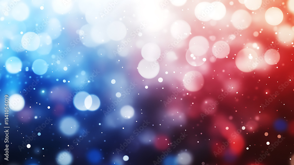 Blue, white and red confetti on a blurred background with space for copy a luxury holiday celebration or celebration of the usa national day banner Blue, white and red confetti on a blurred background with space for copy a luxury holiday celebration or celebration of the usa national day banner