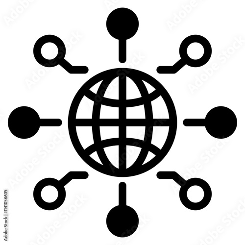 Hub network connection icon