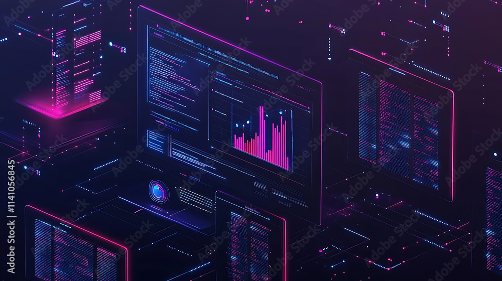 An automated data management system that connects kpis and indicators to the database for reporting, a computerized business analysis system that uses intelligent ai robots to analyze data An automated data management system that connects kpis and indicators to the database for reporting, a computerized business analysis system that uses intelligent ai robots to analyze data