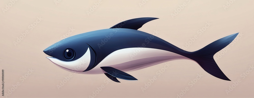 Obraz premium dolphin isolated on white