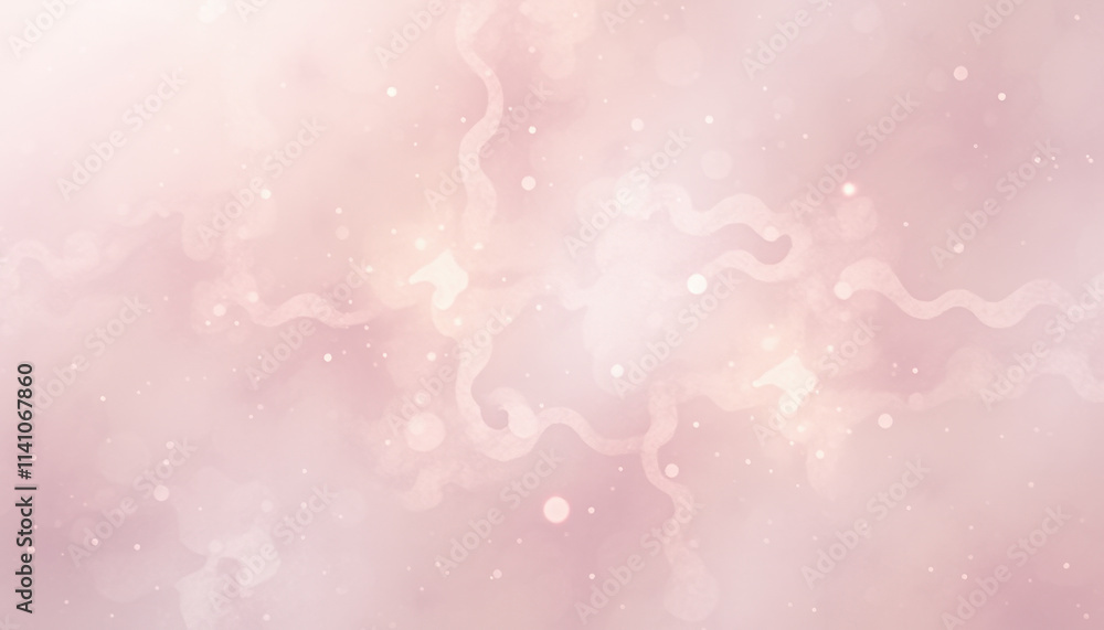 Abstract Pink Background With Light Bokeh Effects Abstract Pink Background With Light Bokeh Effects
