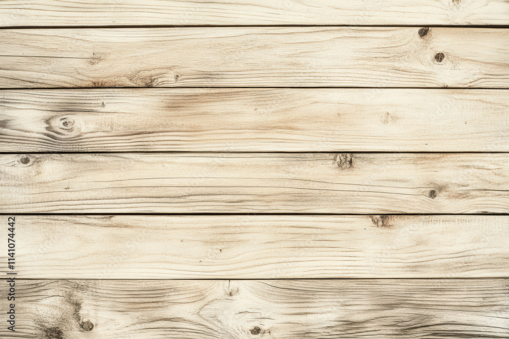 Fototapeta premium Rustic Aged Wooden Texture with Natural Grain and Knots