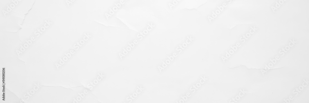 Fototapeta premium White paper texture background with creases and wrinkles, textured, background, material