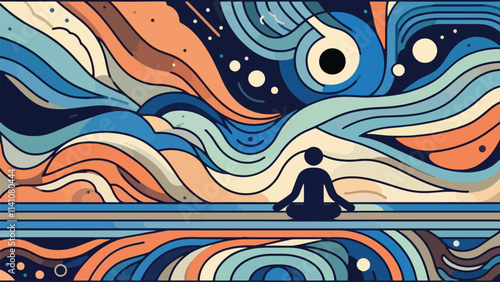 Simple, calming visuals, such as abstract patterns or gentle flows, are widely used in projects that focus on mental health, emotional balance, and visual comfort 