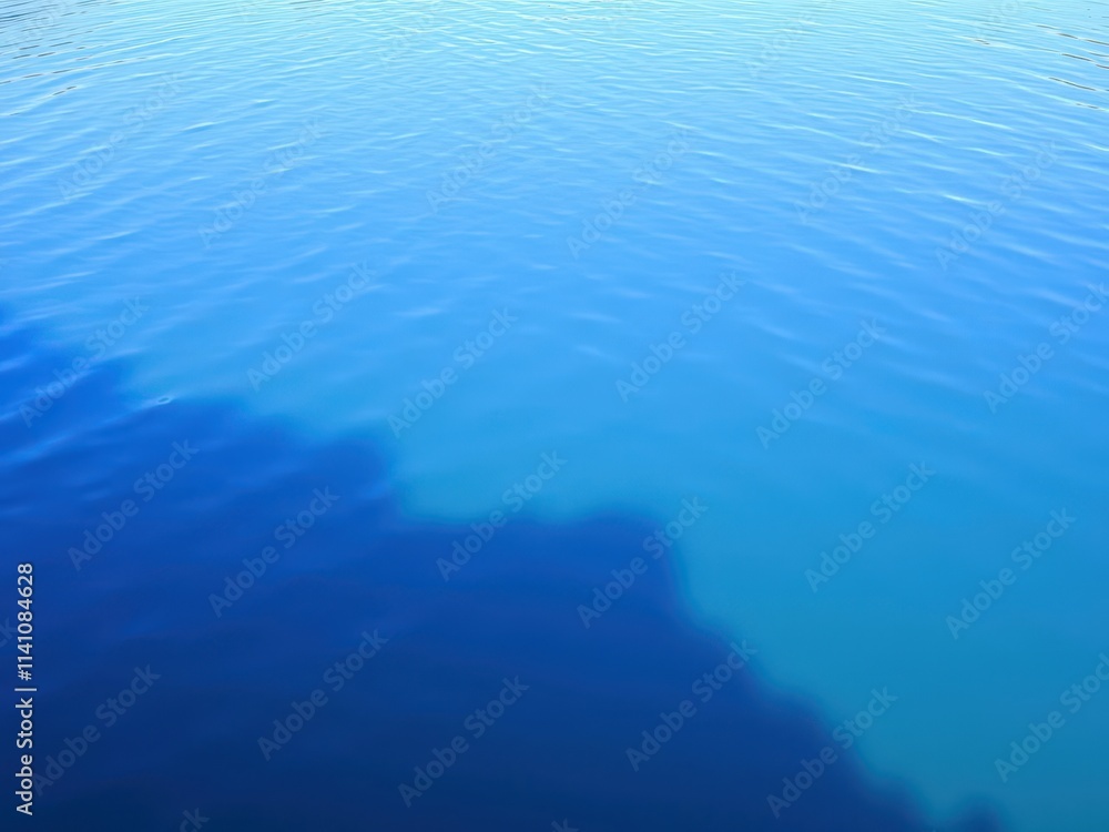 Ripples creating patterns on a crystal clear water surface, nature, surface Ripples creating patterns on a crystal clear water surface, nature, surface