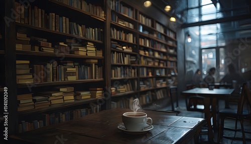 Book-Themed Coffee Shop
 photo