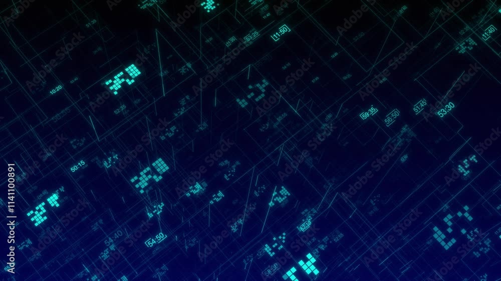 Motion abstract business presentation. wireframe Pixel Noise Glitch corporate style background. cubes lines pattern, motion abstract business corporate style background. finance and blockchain concept Motion abstract business presentation. wireframe Pixel Noise Glitch corporate style background. cubes lines pattern, motion abstract business corporate style background. finance and blockchain concept