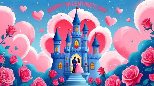 Romantic Valentine's Day Castle: A Fairytale Love Story