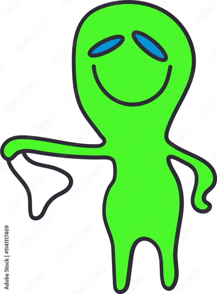 Obraz premium 외계인일러스트
