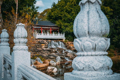 Located within Nurragingy Reserve, Doonside, this exquisite garden was cooperatively designed and constructed by Blacktown City Council and Liaocheng Municipal Government in China photo