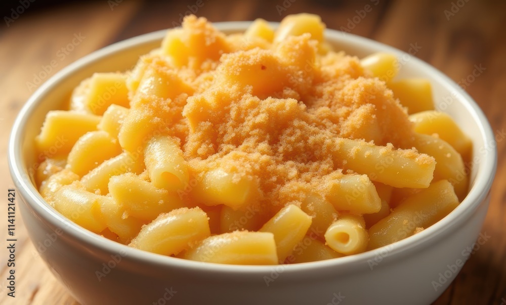 Creamy macaroni and cheese with breadcrumbs Creamy macaroni and cheese with breadcrumbs