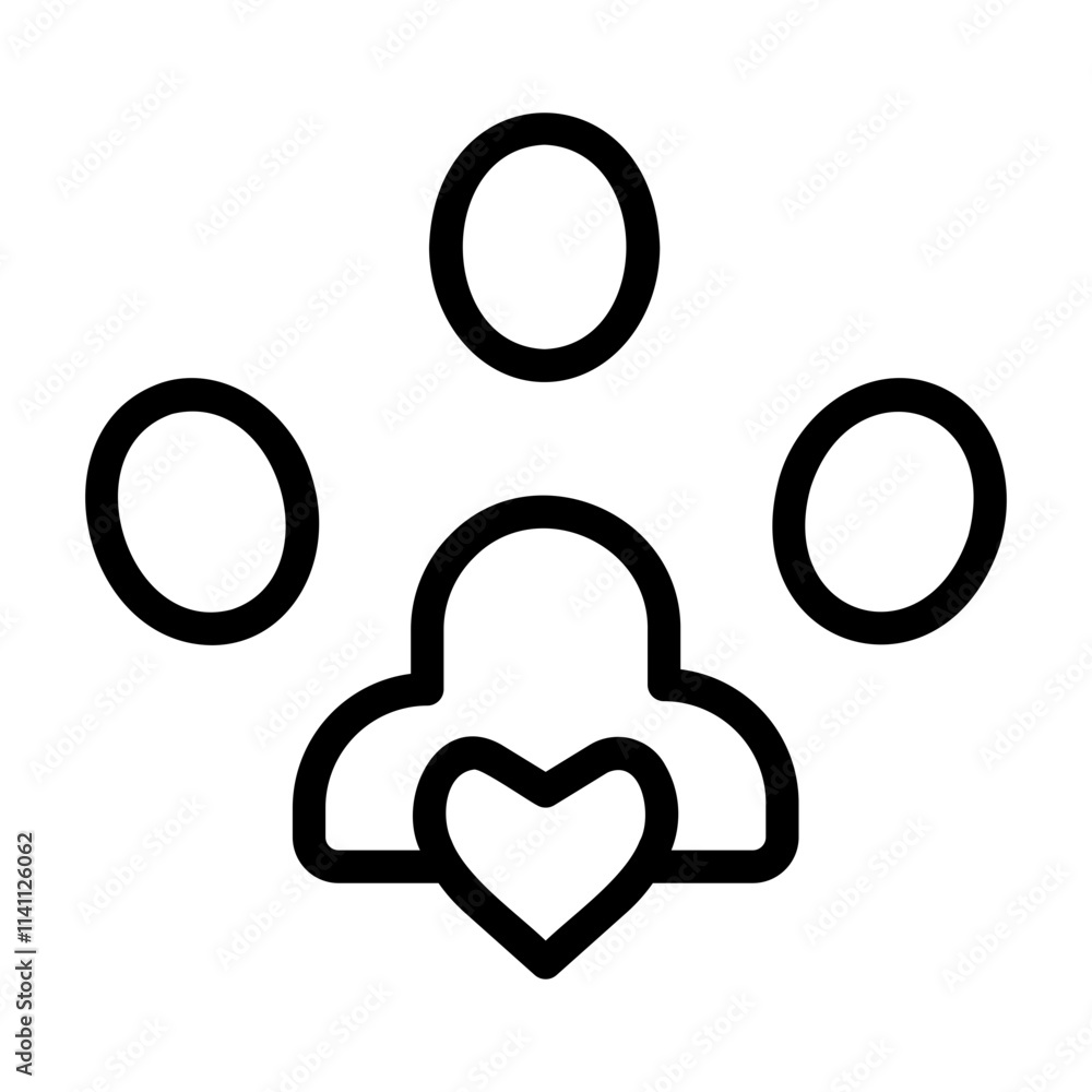 pet donation Line Icon pet donation Line Icon
