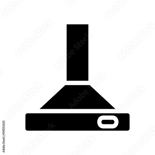 Kitchen Range Hood Icon. Concept of Clean Air and Ventilation.