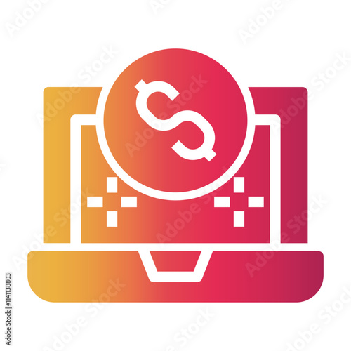 online donation Gradient icon