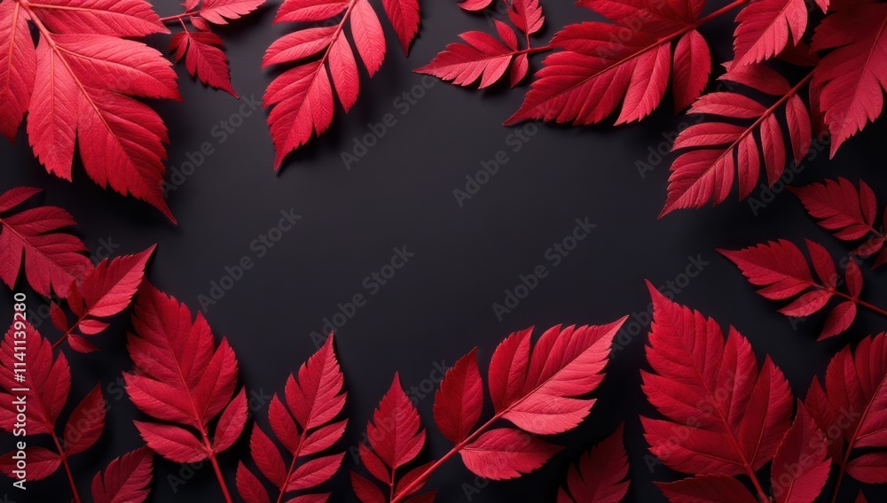 Vibrant Red Tropical Leaves. Elegant Botanical
Background. Ideal for luxury branding, creative designs, business presentations, premium digital marketing content Vibrant Red Tropical Leaves. Elegant Botanical
Background. Ideal for luxury branding, creative designs, business presentations, premium digital marketing content