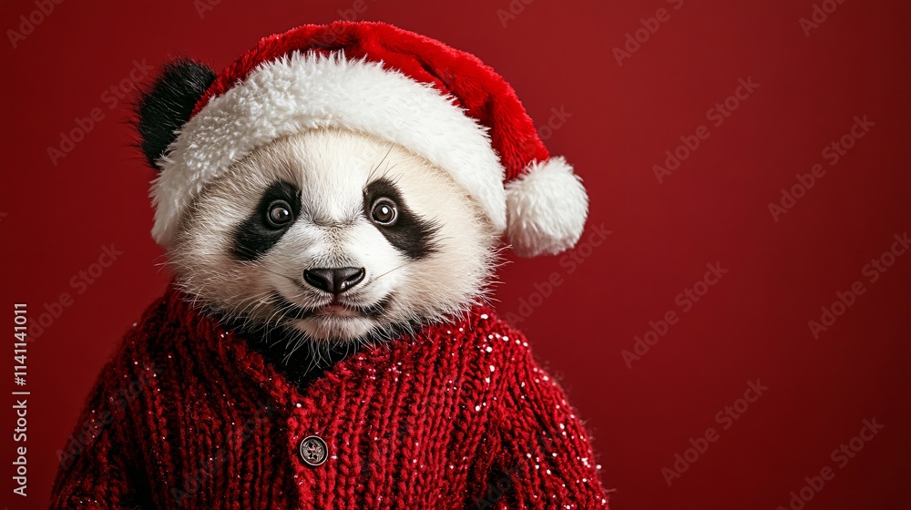 New Year's panda New Year's panda