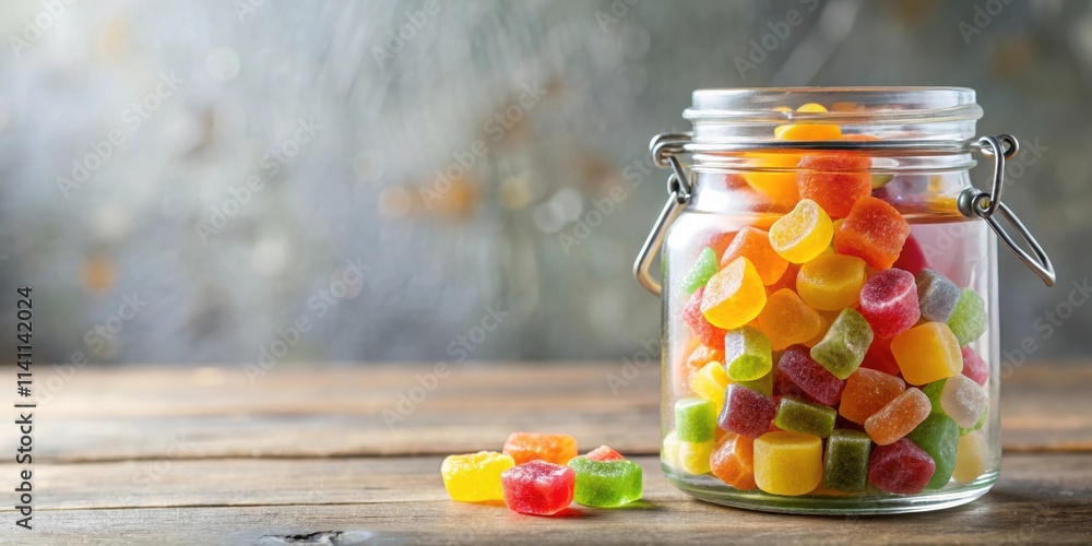 Fruit jelly gummy vitamins in a clear jar with colorful assortment , healthy, food supplement, vitamins, gummy, fruit, jelly Fruit jelly gummy vitamins in a clear jar with colorful assortment , healthy, food supplement, vitamins, gummy, fruit, jelly