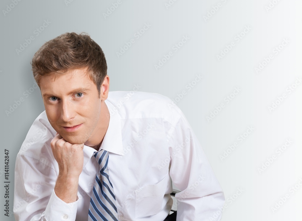 Confident business man entrepreneur portrait. Confident business man entrepreneur portrait.
