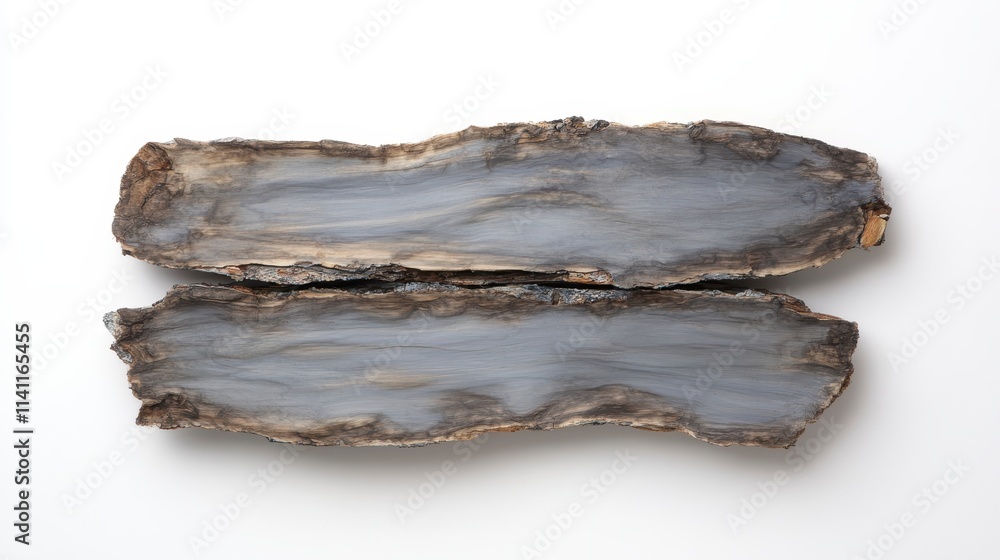 A polished agate slice showcasing beautiful blue and gray bands, highlighting its natural textures and earthy appeal. A polished agate slice showcasing beautiful blue and gray bands, highlighting its natural textures and earthy appeal.