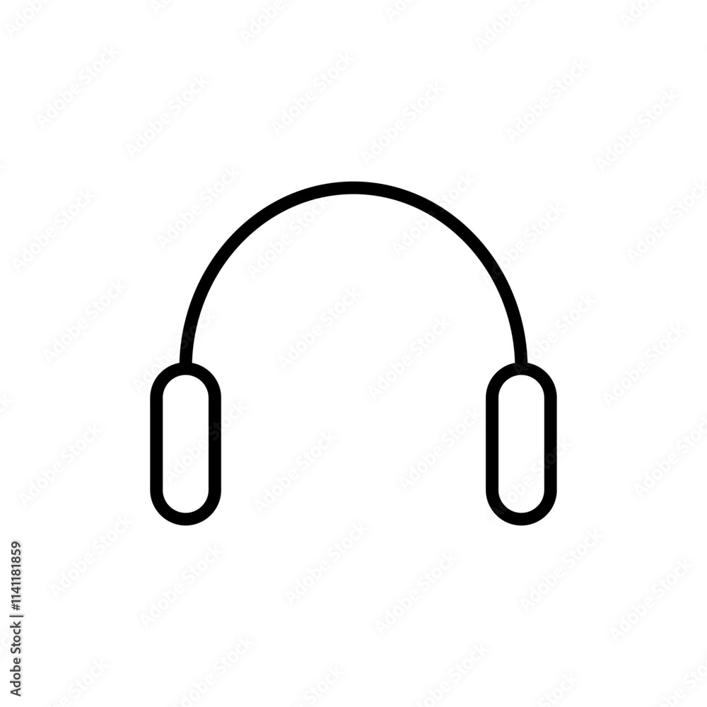 Headphone icon vector. Headvector sign and symbol Headphone icon vector. Headvector sign and symbol