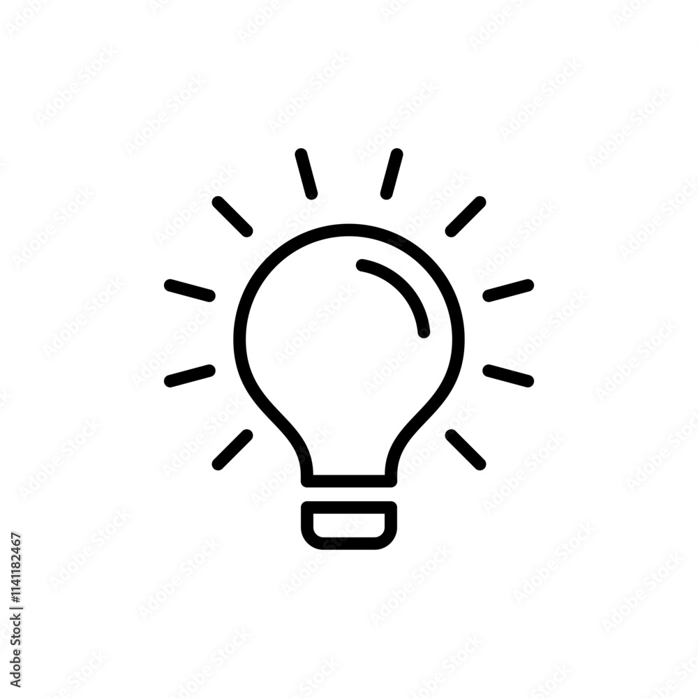 Lamp icon vector. Light bulb sign and symbol. idea symbol. Lamp icon vector. Light bulb sign and symbol. idea symbol.