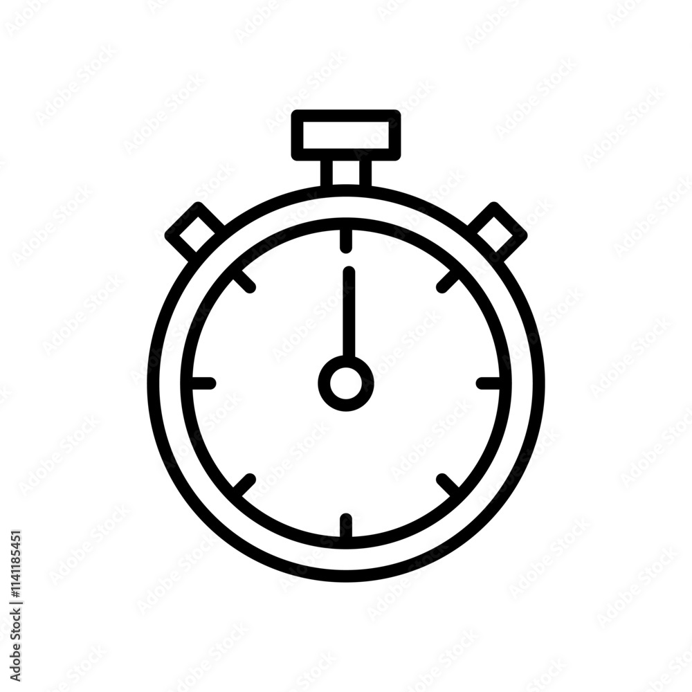 Stopwatch icon vector. Timer sign and symbol. Countdown icon. Period of time Stopwatch icon vector. Timer sign and symbol. Countdown icon. Period of time