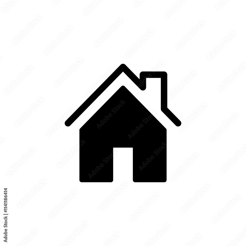 House icon logo design. Home sign and symbol House icon logo design. Home sign and symbol