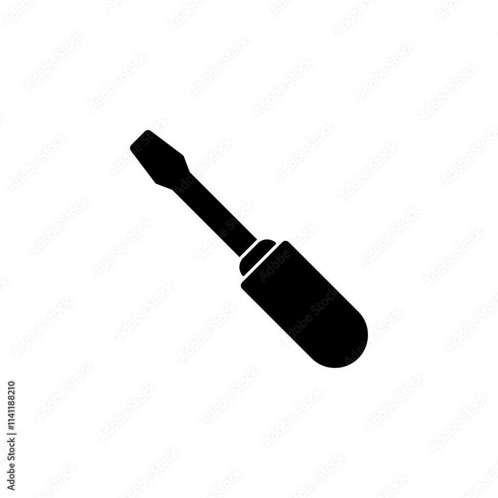 Screwdriver icon logo design. tools sign and symbol Screwdriver icon logo design. tools sign and symbol