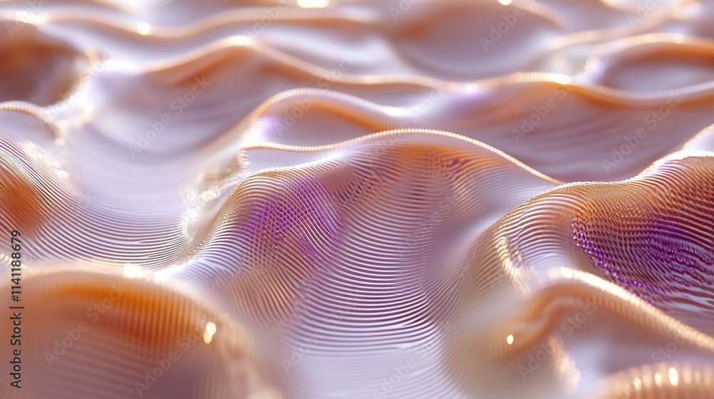 Abstract peach and white wavy texture. Abstract peach and white wavy texture.